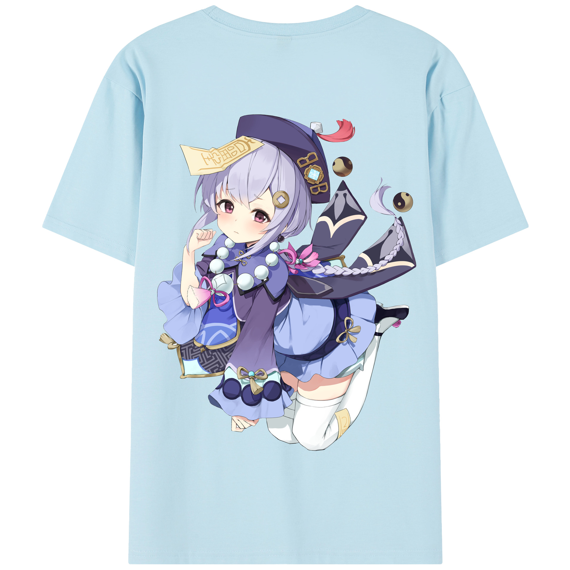 げんし神 七七 なな  genshin Nana 綿100％半袖Tシャツ（背面プリント）